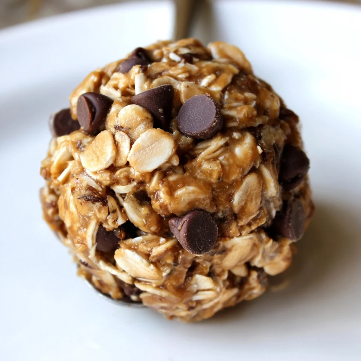 Delicious peanut butter chocolate chip energy balls, a quick and nutritious treat.