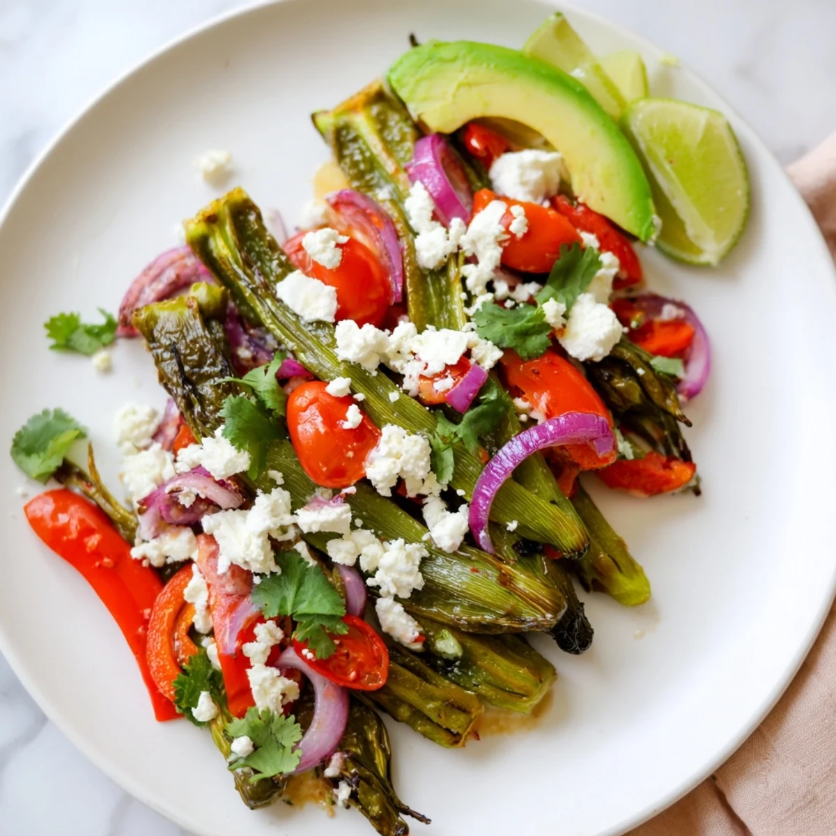 Sizzling Desert Cactus Taco Platter overflowing with colorful veggies, ready for a delicious meal.