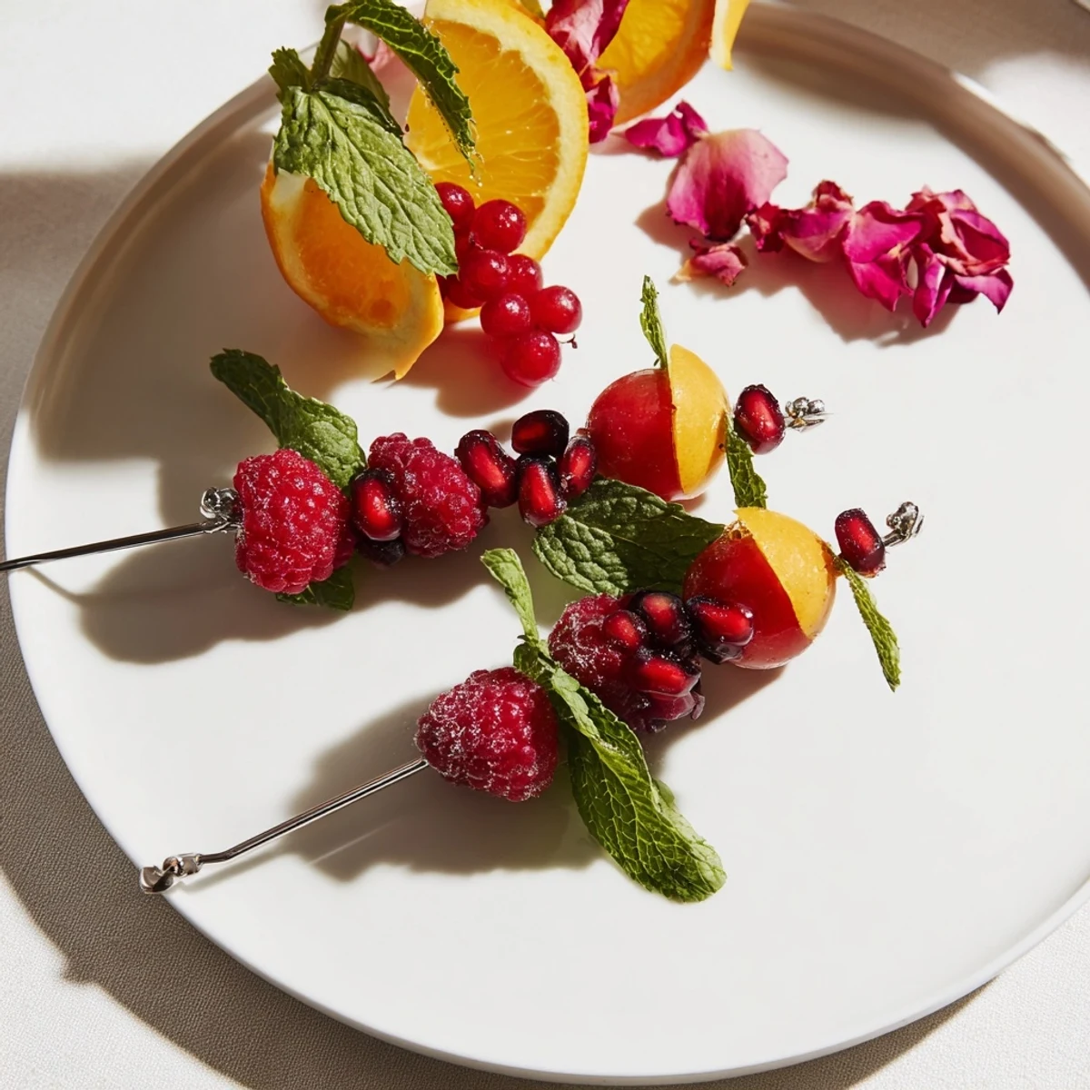 Delicate Baisers de Minuit featuring sugared rims, chocolate shavings, and pretty edible flowers for cocktails.