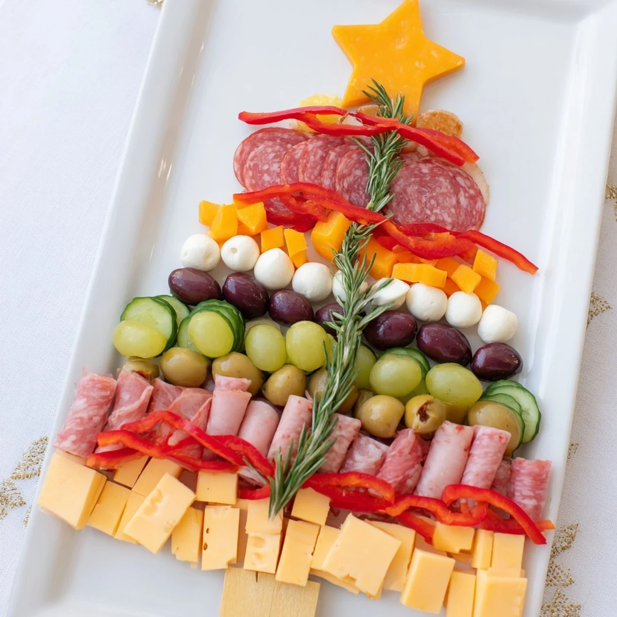 Christmas Tree Charcuterie Board