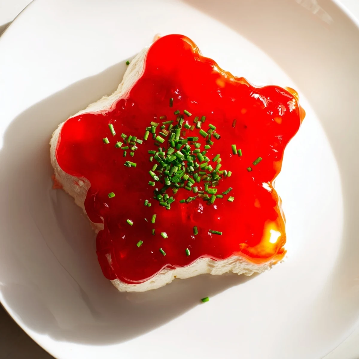 Cream Cheese and Pepper Jelly Star Appetizer, a creamy, sweet, and spicy delight, ready for party serving.