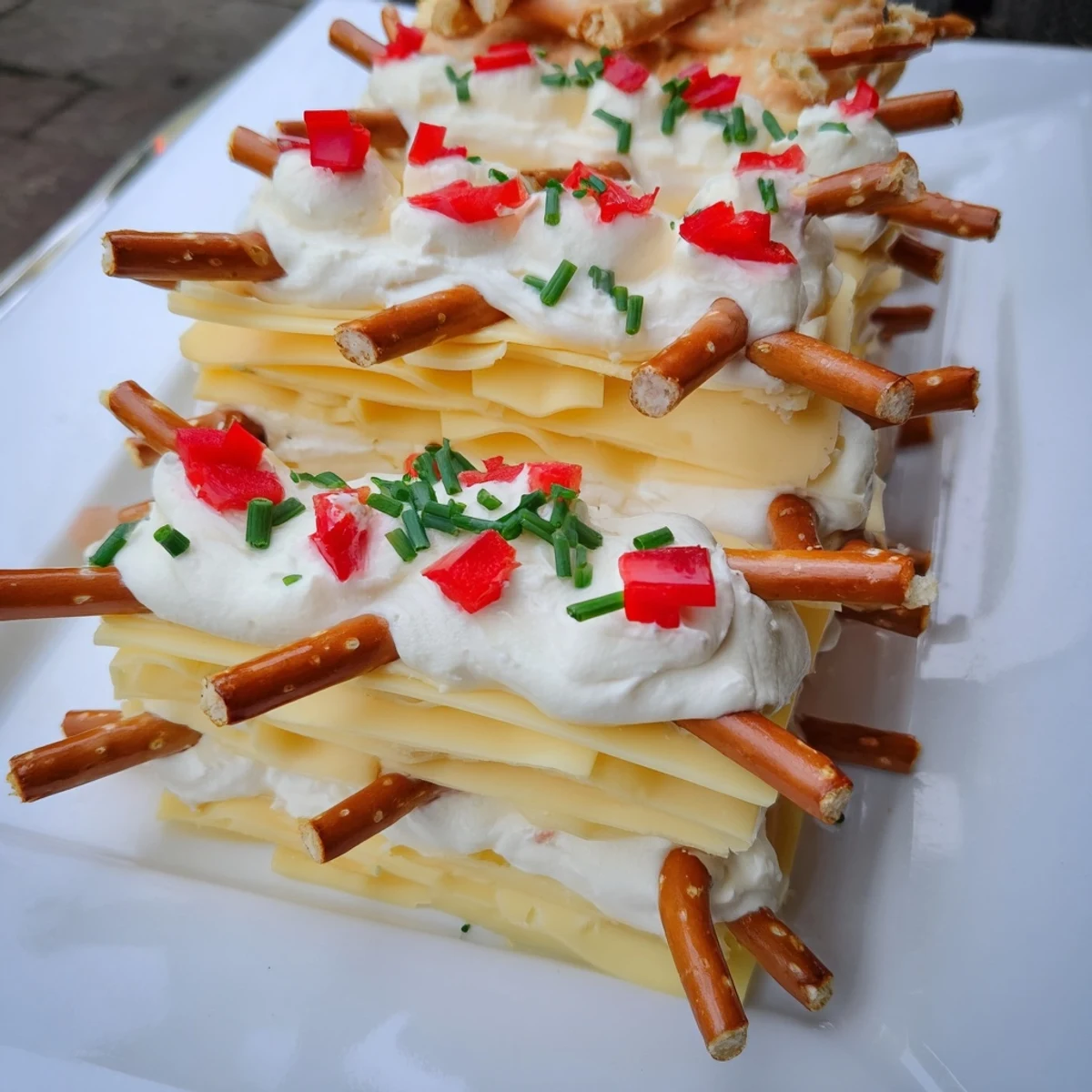 Rustic Log Cabin Appetizer