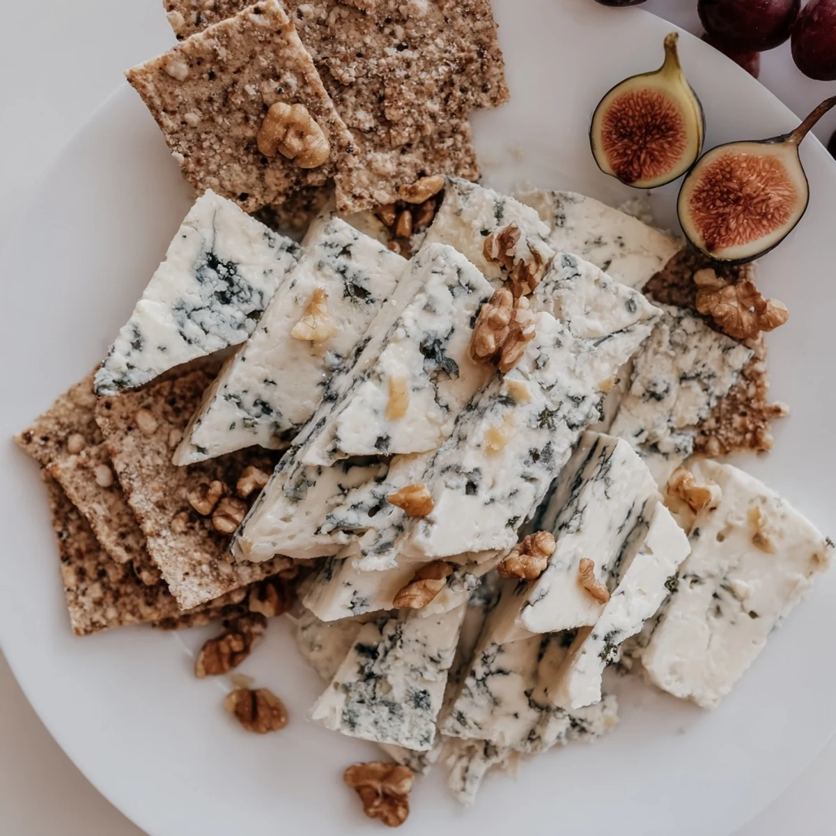 Delectable Blue Ridge Mountains cheese platter, featuring blue cheeses as whimsical, edible mountain peaks.