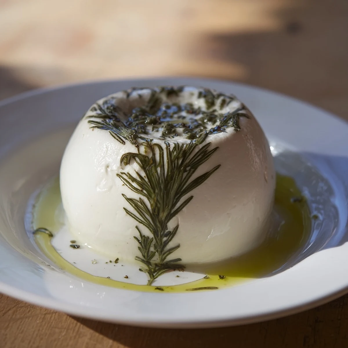 Victorian Cameo appetizer: creamy goat cheese ovals topped with elegant black olive tapenade silhouettes.