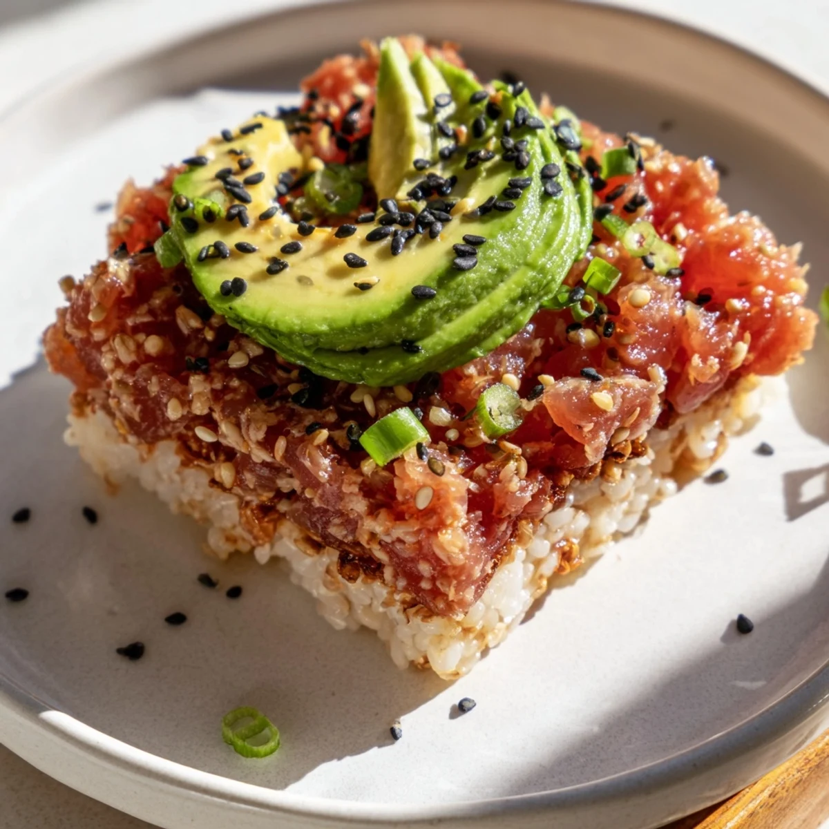 Spicy Tuna Crispy Rice Bites