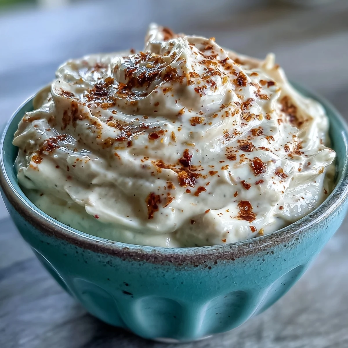 Vibrant Southwest Ranch Sauce topped with chopped chives, offering a bold dip for fresh vegetable sticks and crispy tortilla chips.