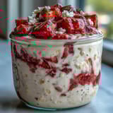 Strawberry Vanilla Protein Oats