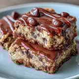 No-bake High-Protein Cookie Dough Bites, packed with oats and nut butter for energy.  