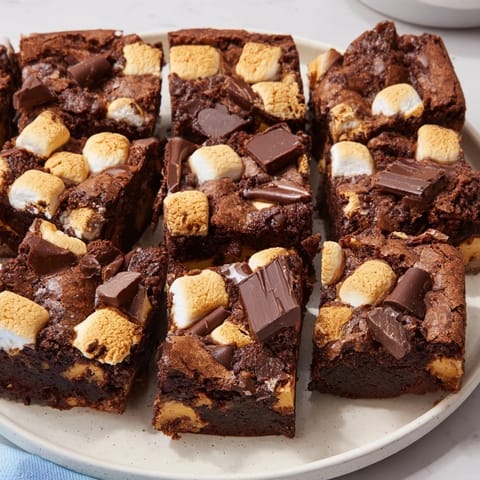Double Chocolate Marshmallow Brownie
