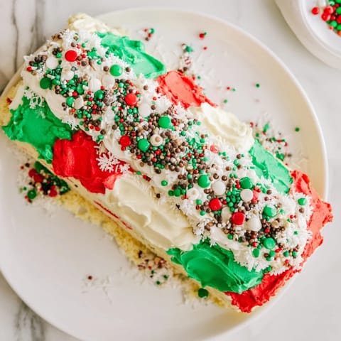 Ugly Sweater Cake Roll