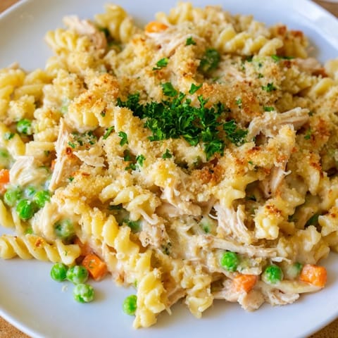 Baked Cream Chicken Noodle