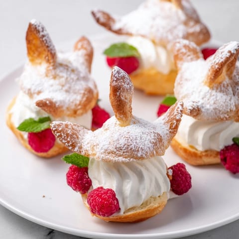 Delicate Plateau Cygne Pâtisseries Aériennes on a platter, ready to be enjoyed with fresh berries.