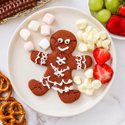 Gingerbread Man Cookie Board