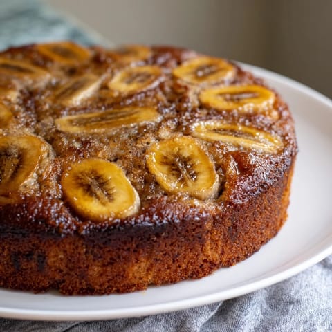Banana Bread Caramel Cake