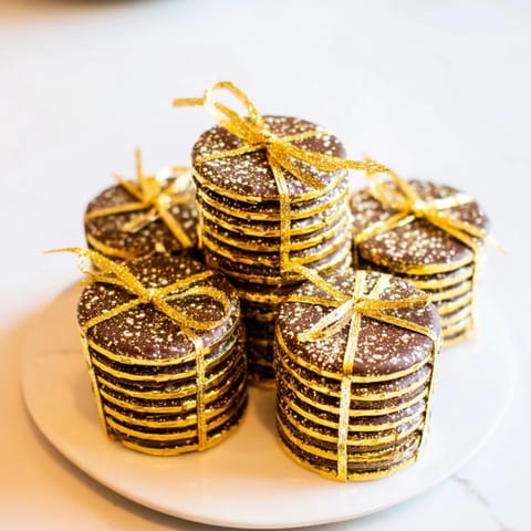 Chocolate Gold Coin Stack