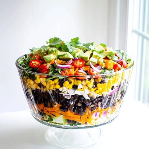 Southwest Sunset Layered Salad