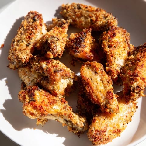 Baked Parmesan Chicken Wings