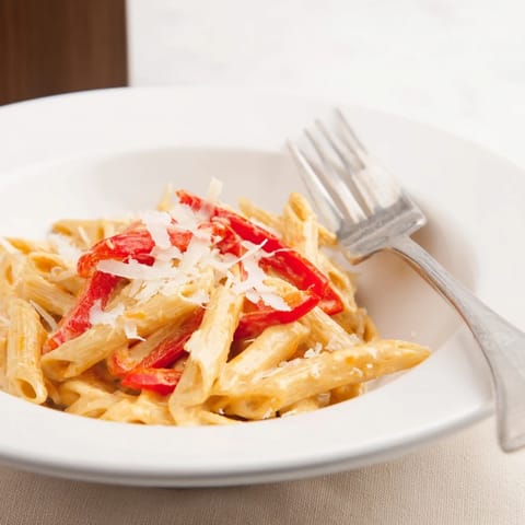 Savory Creamy Cajun pasta served warm with a sprinkle of Parmesan, fragrant with smoked paprika and balanced heat for an easy weeknight dinner.  