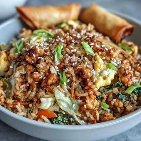 Golden jasmine rice tossed with julienned carrots, fresh ginger, and soy sauce for a savory, one-pan weeknight meal.