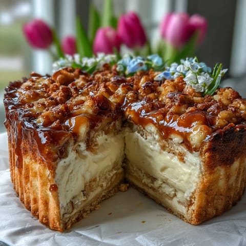 Elegant naked cake with lemon curd filling and fresh edible flowers for a spring celebration.  
