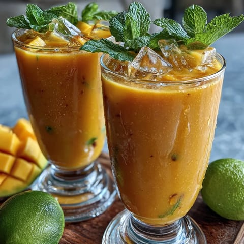 Mango Peach Sangria Drink