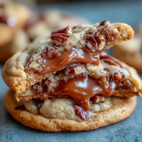 Butter Pecan Caramel Cookies