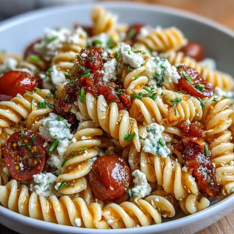 Greek Pasta Salad Olives Feta