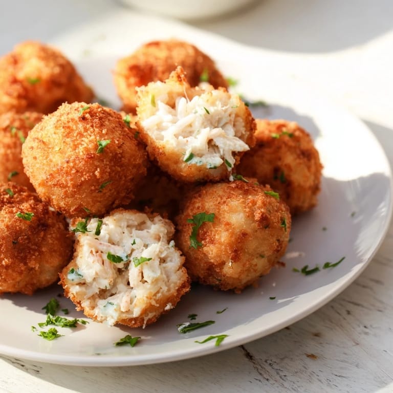 These delicious Creamy Chicken & Rice Arancini Balls are perfect for a party appetizer or snack.