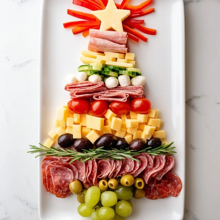 Get ready for the holidays with this delicious Christmas Tree Charcuterie Board, visually stunning and satisfying.