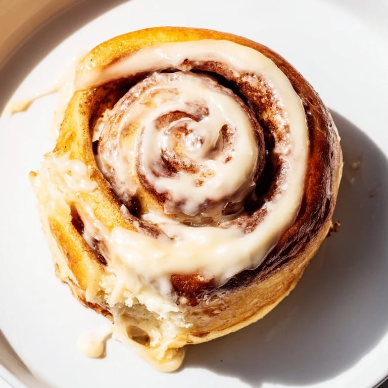 Warm Pillow Soft Cinnamon Rolls fresh from the oven, topped with rich glaze and paired with a steaming cup of coffee.