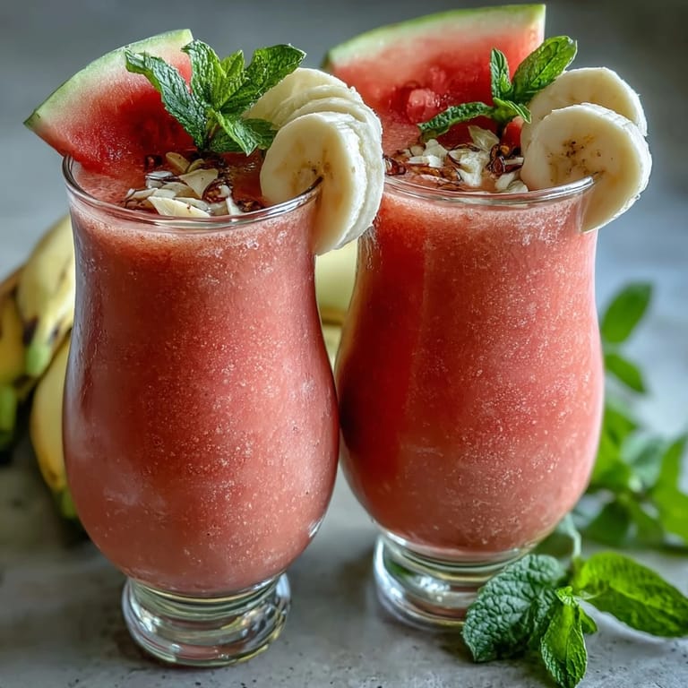 This refreshing guava banana smoothie blends ripe fruit with creamy milk for a naturally sweet, tropical treat.