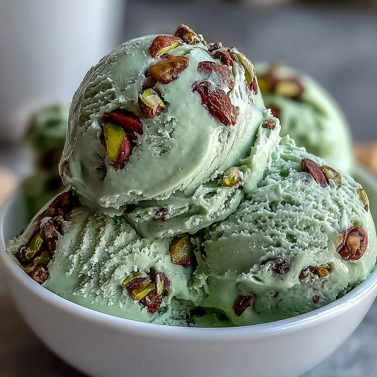 Rich homemade pistachio gelato, churned to perfection and garnished with crushed pistachios for added crunch.