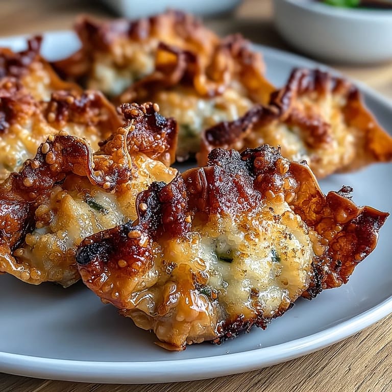 Crunchy, golden rice paper wraps encase a flavorful mix of tofu, shiitake mushrooms, and fresh veggies for a satisfying bite.  