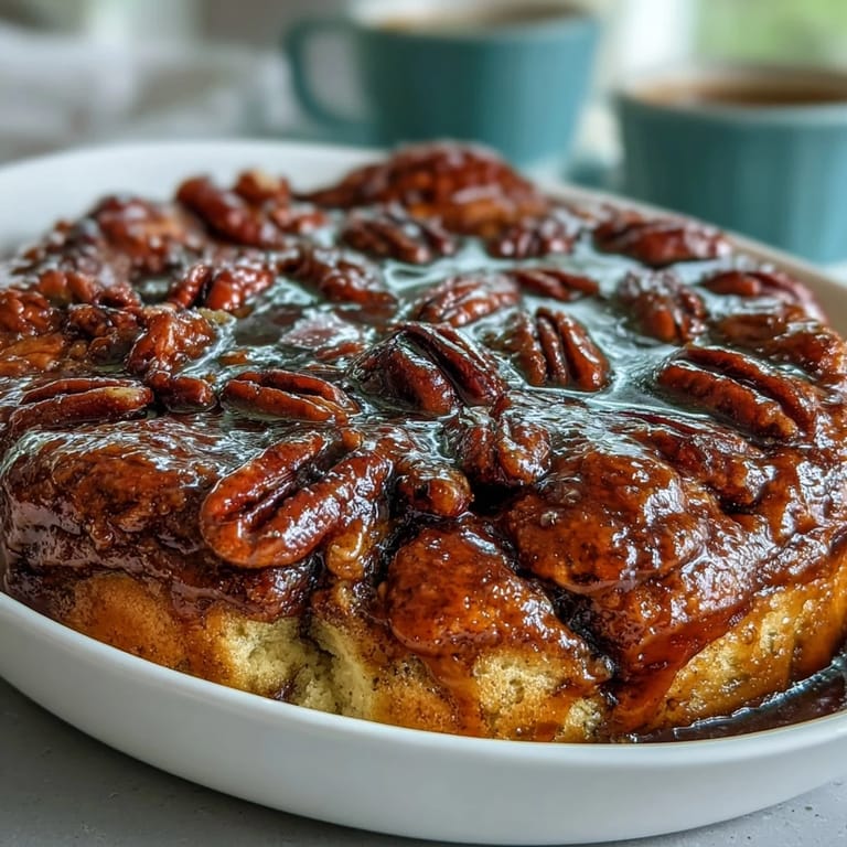 Light and airy candied yams soufflé topped with crunchy pecan streusel, ideal for festive gatherings.