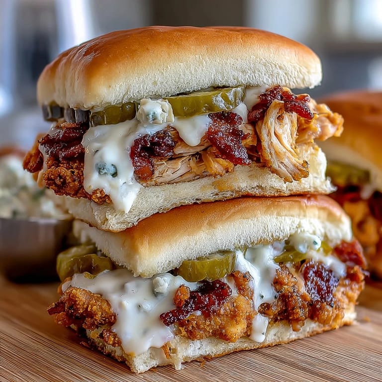 Tender Mississippi chicken with au jus and ranch seasoning, served on brioche buns and topped with zesty pickles.