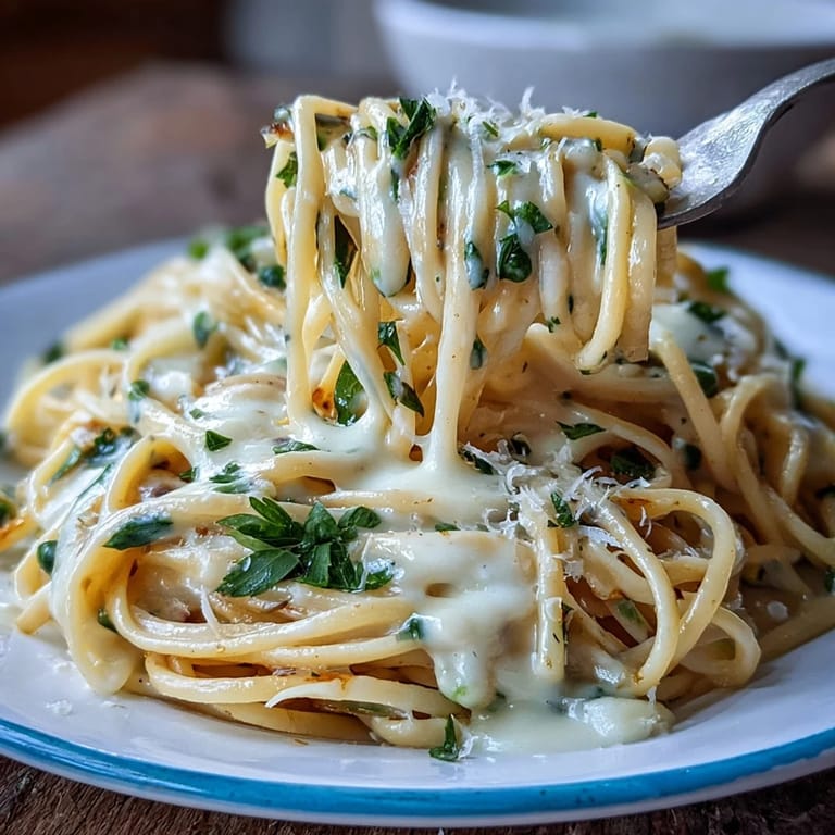 Vibrant spring pasta with peas, zesty lemon butter sauce, and melted Parmesan for a light yet satisfying meal.  