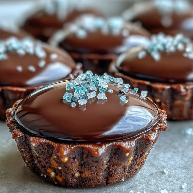 Decadent chocolate cups with a buttery pretzel crust, filled with smooth peanut butter and finished with a rich chocolate topping—ideal for Easter treats.