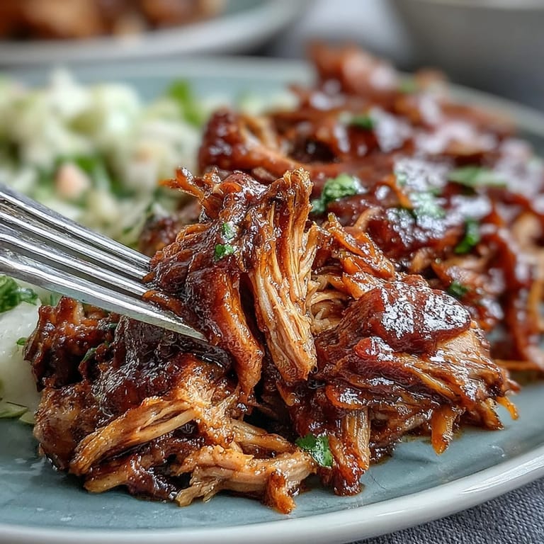Festive Juneteenth BBQ Pulled Pork topped generously with sweet watermelon slaw.