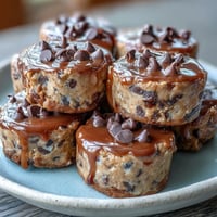 High-Protein Cookie Dough Bites with chocolate chips, perfect for a quick and healthy snack.  